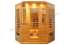 China Bench carbon fiber sauna cabin , home / outside for 4 person company