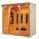 China Hemlock Far Infrared Sauna Cabin for 1 - 5 person , Carbon / Ceramic fiber exporter