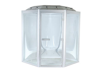 China Home Steam Shower Cabin , 3 persons Diamond Steam Sauna Room distributor